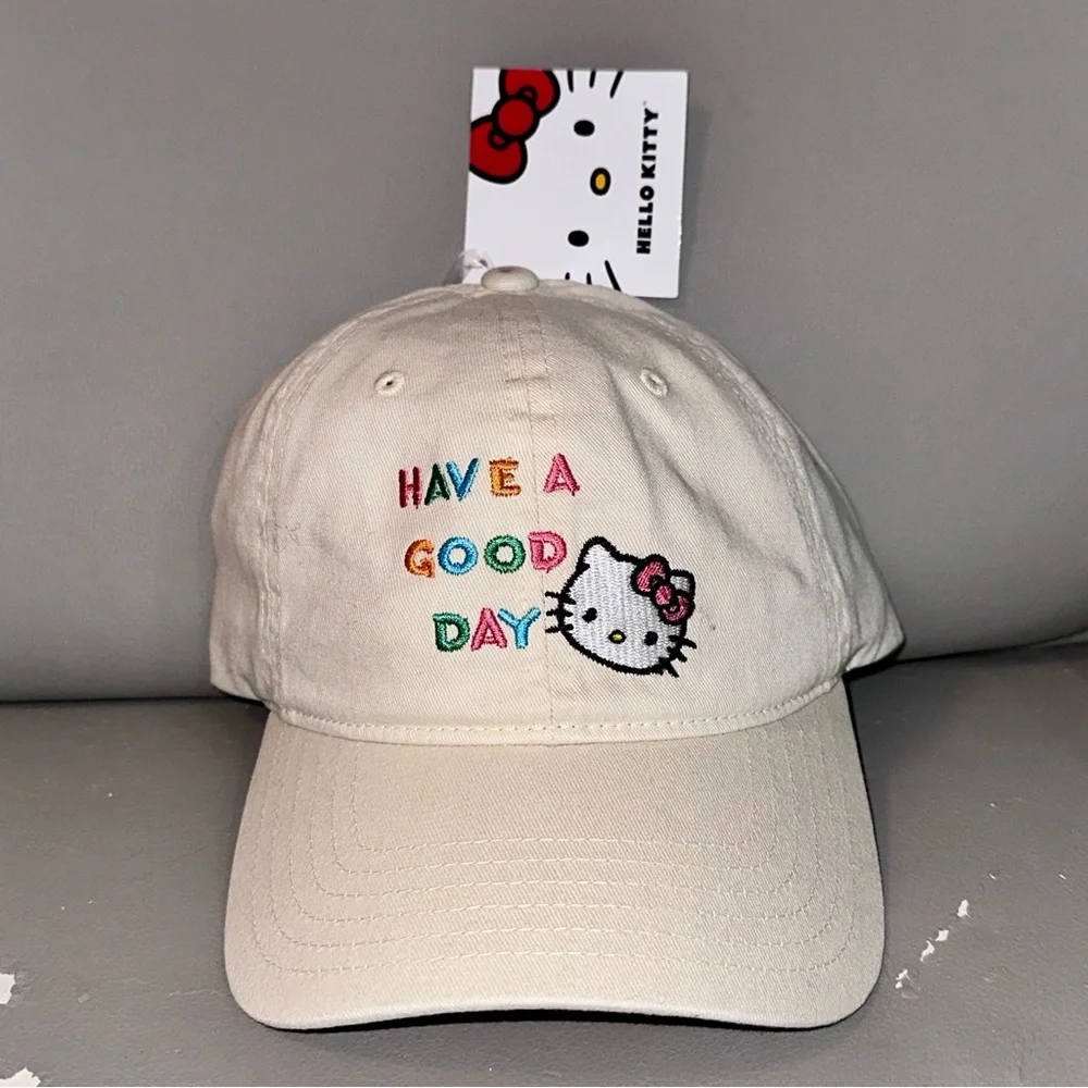 Hello Kitty HAVE A GOOD DAY Baseball Cap Sanrio Hat